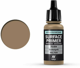 70.604 Vallejo Surface Primer: German Dark Yellow 70.604 Vallejo Surface Primer: German Dark Yellow