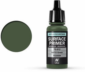 70.612 Vallejo Surface Primer: NATO Green 70.612 Vallejo Surface Primer: NATO Green