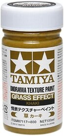 Diorama Texture Paint 100ml - Grass Effect, Khaki Tamiya 87117 Diorama Texture Paint 100ml - Grass Effect, Khaki Tamiya 87117