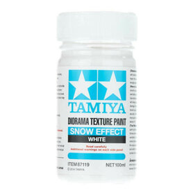 Diorama Texture Paint 100ml  Snow Effect Tamiya 87119 Diorama Texture Paint 100ml  Snow Effect Tamiya 87119