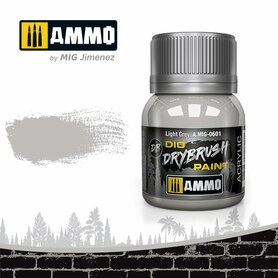 DRYBRUSH LIGHT GREY MIG-0601 DRYBRUSH LIGHT GREY MIG-0601