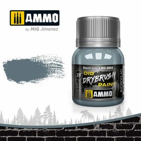 DRYBRUSH BASALT GREY MIG-603 DRYBRUSH BASALT GREY MIG-603