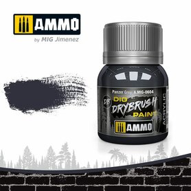 DRYBRUSH PANZER GREY JAR 40ML DRYBRUSH PANZER GREY JAR 40ML