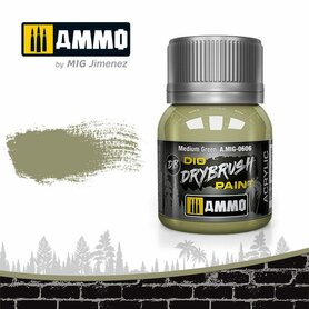DRYBRUSH MEDIUM GREEN MIG-0606 DRYBRUSH MEDIUM GREEN MIG-0606