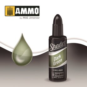 AMMO SHADER DARK GREEN JAR 10ML AMMO SHADER DARK GREEN JAR 10ML