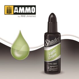 AMMO SHADER LIGHT GREEN JAR 10ML AMMO SHADER LIGHT GREEN JAR 10ML