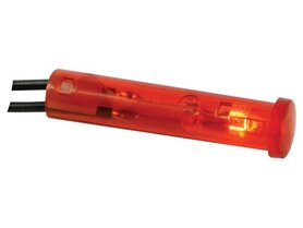 RONDE 7mm SIGNAALLAMP 12V ROOD RONDE 7mm SIGNAALLAMP 12V ROOD
