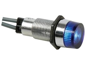 RONDE SIGNAALLAMP 13mm 220V BLAUW