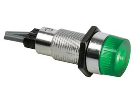 RONDE SIGNAALLAMP 13mm 220V GROEN