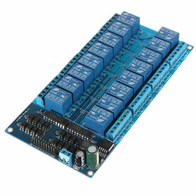 16-KANAALS RELAY BOARD  16-KANAALS RELAY BOARD