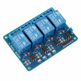 4-KANAALS RELAY BOARD 4-KANAALS RELAY BOARD