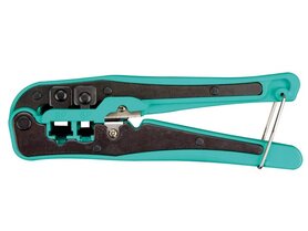 KRIMP- EN KNIPTANG VOOR MODULAIRE CONNECTOREN 4P2C, 4P4C (RJ10), 6P4C (RJ11), 6P6C (RJ12), 8P8C (RJ45) KRIMP- EN KNIPTANG VOOR MODULAIRE CONNECTOREN 4P2C, 4P4C (RJ10), 6P4C (RJ11), 6P6C (RJ12), 8P8C (RJ45)