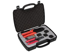 COMPLETE KIT MET COAX KRIMPTANG EN BEKKENS