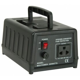 OMVORMER 230V - 110V, 200VA OMVORMER 230V - 110V, 200VA