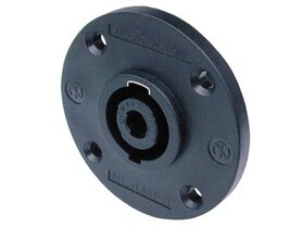 Speakon 4 Polig chassisdeel rond NL4MPR Speakon 4 Polig chassisdeel rond NL4MPR