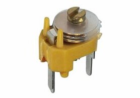 10PF Folietrimmer Geel 2-pin