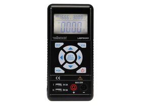 DRAAGBARE SCHAKELENDE LABOVOEDING 0-30 VDC / 0-3.75 A MAX. MET LCD-DISPLAY