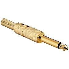 6.3mm Stereo Goud 6.3mm Stereo Goud