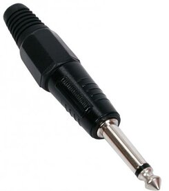 6.3mm Metaal Mono Zwart