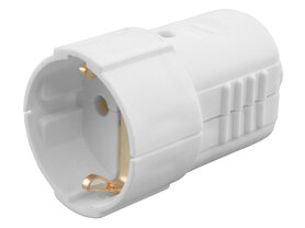 Contra Stekker Met Randaarde wit