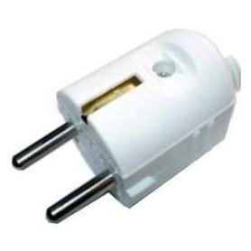 Randaarde Stekker Wit