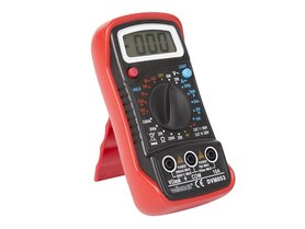 DIGITALE MULTIMETER - CAT. III 300 V / CAT. II 500 V - 1999 COUNTS - DATA HOLD / ACHTERGRONDVERLICHTING / ZOEMER