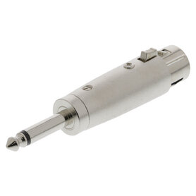6.3mm Mono Jack to XLR Female 6.3mm Mono Jack to XLR Female