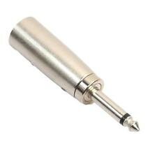 6.3mm Mono Jack to XLR Male 6.3mm Mono Jack to XLR Male