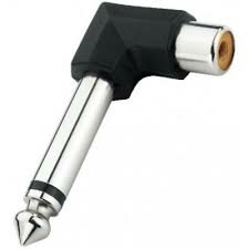 6.3mm Mono Male Naar Cinch Female Haaks