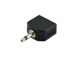 3.5mm Mono Male Naar 2 X 3.5mm Mono Female