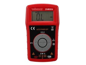 DIGITALE MULTIMETER - AUTOMATISCHE BEREIKINSTELLING - CAT III 300 V / CAT II 500 V - 10 A- 2000 COUNTS - MET DATA HOLD-FUNCTIE EN ACHTERGRONDVERLICHTING