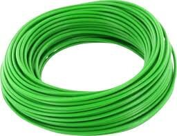 Groen Draad 1 x 0.14 mm² soepel 10meter