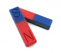 Kleine Magneet Rood/Blauw