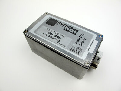 160M HF Band Pass Filter 1KW PEP SSB