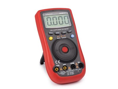 DIGITALE MULTIMETER - CAT. III 600 V / CAT. IV 300 V - 2000 COUNTS - AUTO SELECT - AUTOMATISCH BEREIK