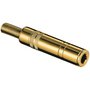 6.3mm Stereo Female Goud