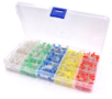 1000 Led's 3mm 5 kleuren in assortiment box